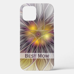 Leuchtende Farbige Blume Abstrakte Fraktale Beste Case-Mate iPhone Hülle