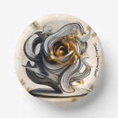 "Leuchtende Gefühl" Pappteller (Vorderseite)