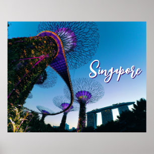 Leuchtende Giganten — Superbaumgarten bei Twilight Poster