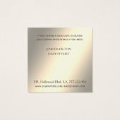 Leuchtende, glänzende, einfache Discount-Karte (Rückseite)