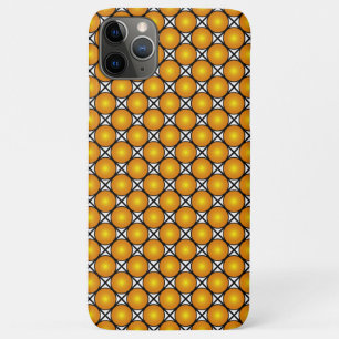 Leuchtende goldene Punkte Schwarz-Weiß-Gittermuste Case-Mate iPhone Hülle