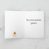 Leuchtende Grußkarte Karte (Innenseite)