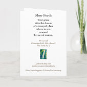 Leuchtende Grußkarte Karte (Rückseite)