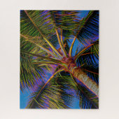 Leuchtende Hawaii-Palme Puzzle (Vertikal)