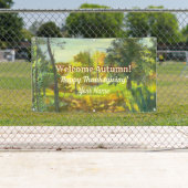 Leuchtende Herbstfarbe Banner (Insitu)