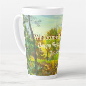 Leuchtende Herbstfarbe Milchtasse (Linke Ecke)