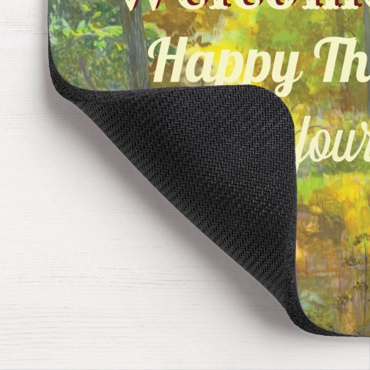 Leuchtende Herbstfarbe Mousepad (Ecke)