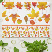 Leuchtende Herbstleaves Geschirrtuch (Gefaltet)
