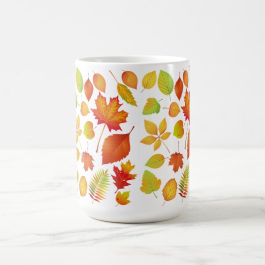 Leuchtende Herbstleaves Kaffeetasse (Mittel)