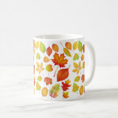 Leuchtende Herbstleaves Kaffeetasse (VorderseiteRechts)