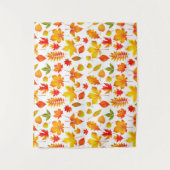 Leuchtende Herbstleaves Wandteppich (Vorderseite)