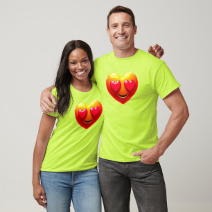 Leuchtende Herz-Augen-Emotion T-Shirt