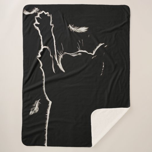 Leuchtende Kätzin Sherpadecke (Vorderseite)