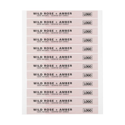 Leuchtende Kerze Logo-Label Tamper Proof Siegel Pi (Bogen)