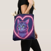Leuchtende Kitty-Liebeskunst | Romantisches Gesche Tasche (Von Nahem)