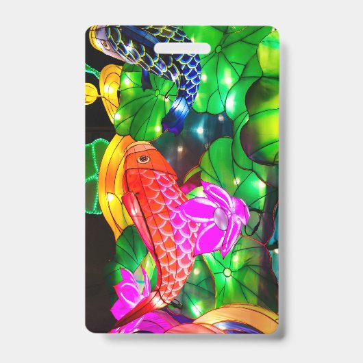 Leuchtende Koi Ausweis (Vorderseite)