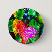 Leuchtende Koi Button (Vorderseite)