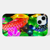 Leuchtende Koi Case-Mate iPhone Hülle (Rückseite (Horizontal))