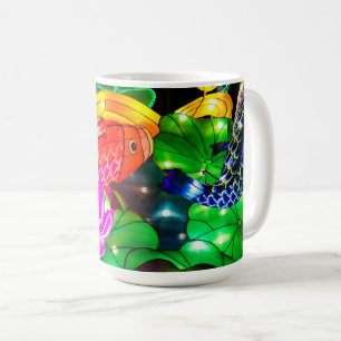 Leuchtende Koi Kaffeetasse