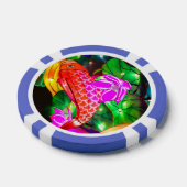 Leuchtende Koi Pokerchips (Einzeln)
