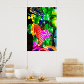 Leuchtende Koi Poster (Küche)
