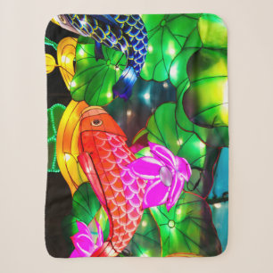 Leuchtende Koi Sherpadecke