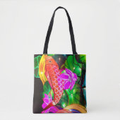 Leuchtende Koi Tasche (Vorderseite)