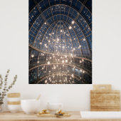 Leuchtende Kuppel-Lichtinstallation Poster (Küche)