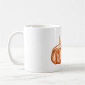 Leuchtende Kürbiskürbis-Kerze Kaffeetasse (Links)