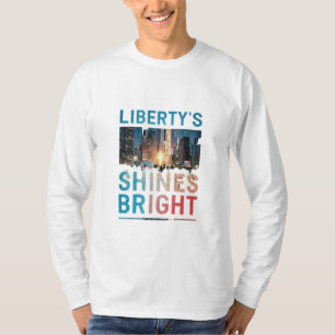 Leuchtende Leuchttürme der Freiheit T-Shirt