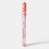 leuchtende Lichter auf rosa Frost Case-Mate iPhone Hülle (Rückseite / Rechts)