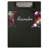 Leuchtende Lichter Klemmbrett (Vorderseite)