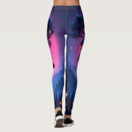 Leuchtende Liebe: "Neonabende und endlose Träume" Leggings
