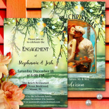 Leuchtende Lights Beach Foto Engagement Party