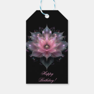 Leuchtende Lotusblume - Hellrosa Alles Gute zum Ge Geschenkanhänger