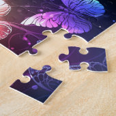 Leuchtende Nachtfalter Puzzle (Seite)