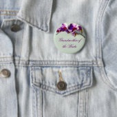 Leuchtende Orchideen-Malerei Button (Beispiel)