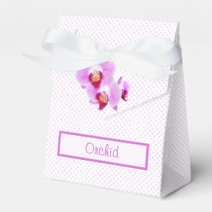 Leuchtende Orchideen-Nahaufnahme-Fotografie Geschenkschachtel