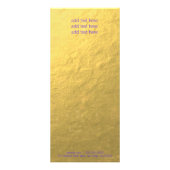 Leuchtende Palme-Gestell-Karte Werbekarte (Hinten)