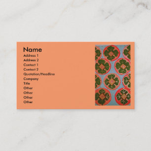 leuchtende Persimonen Visitenkarte