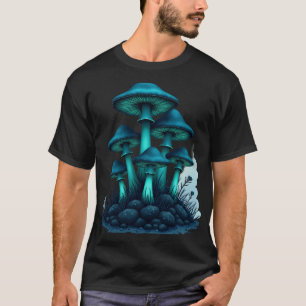Leuchtende Pilze T-Shirt