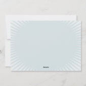 leuchtende Regenfälle Feiertagskarte (Rückseite)