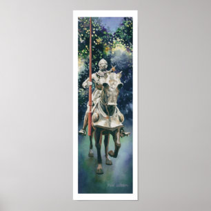 "Leuchtende Rüstung" Ritterfarbe Poster