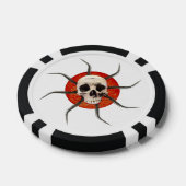 Leuchtende Schädel für immer Pokerchips (Einzeln)