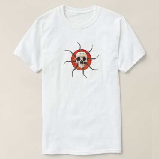 Leuchtende Schädel für immer T-Shirt (Design vorne)