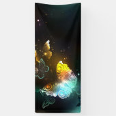 Leuchtende Schmetterlinge und Nachtschmetterlinge Banner (Vertikal)