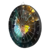 Leuchtende Schmetterlinge und Nachtschmetterlinge Dartscheibe (Vorderseite rechts)