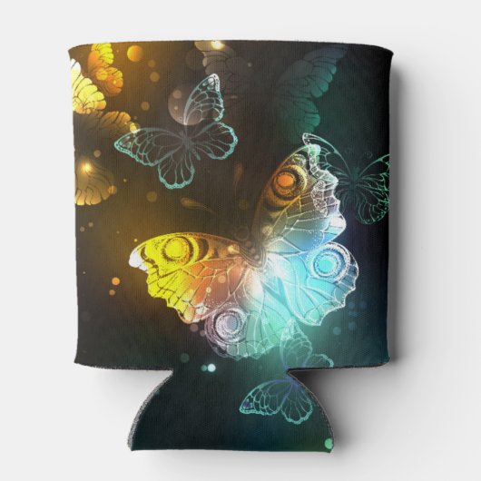 Leuchtende Schmetterlinge und Nachtschmetterlinge Dosenkühler (Rückseite)