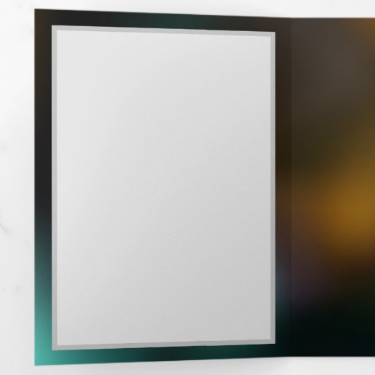 Leuchtende Schmetterlinge und Nachtschmetterlinge Dreifach Gefaltete Karte (Innen Erste Seite)