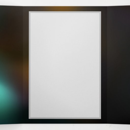 Leuchtende Schmetterlinge und Nachtschmetterlinge Dreifach Gefaltete Karte (Innenseite Mitte)